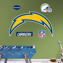 San Diego/Los Angeles Chargers Logo Fathead includes Great BIG BOLT - £23.62 GBP