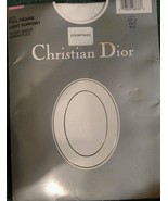 New Christian Dior 1X Silken Pantyhose Sandalfoot Full Figure White 4473... - £11.81 GBP