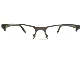 Nike Eyeglasses Frames 8045 076 Gray Rectangular Half Rim 57-17-140 - £48.29 GBP
