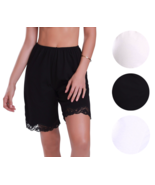 New Women&#39;s Premium Illusion Classic Trouser Pants Half Slip With Lace T... - $343.07 MXN