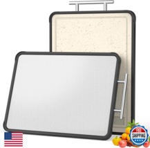 316 Stainless Steel Cutting Board Double-Sided - Metal &amp; PP | Knife-Frie... - $33.54
