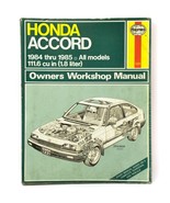 Haynes Honda Accord 1984 thru 1985 Owners Workshop Manual #1221 - £19.82 GBP
