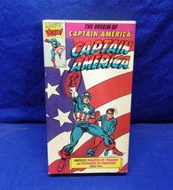 Classic Marvel Super Heroes VHS: &quot;The Origin Of Captain America&quot; (1991) - £7.17 GBP