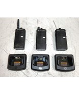 Lot of 3 Defective Motorola RU2020BKF2BA Two-Way Radio with Battery AS-IS - $99.72