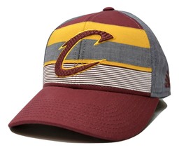 Cleveland Cavaliers Adidas M741Z NBA Basketball Team Logo Flex Fit Hat L/XL - £17.89 GBP