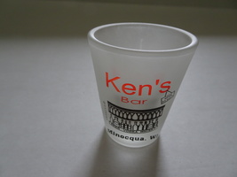 Shot Glass - Ken&#39;s Bar - Minoqua, WI - £4.79 GBP