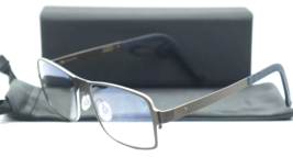 NEW BLACKFIN BF 703 COL.365 CORK DARK BROWN SILVER AUTHENTIC EYEGLASSES ... - £205.38 GBP