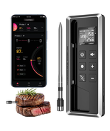 Wireless Meat Thermometer with Smart Timer &amp; APP Control, 800Ft Bluetoot... - $42.91