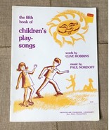 Vintage The Fifth Book Of Childrens Play Songs Book Clive Robbins Paul N... - $6.93