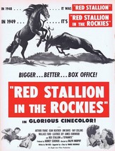 Red Stallion in the Rockies 1949 ORIGINAL Vintage 9x12 Industry Ad Arthur Franz  - £23.79 GBP
