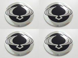 SsangYong_1 - Set of 4 Metal Stickers for Wheel Center Caps Logo Badges ... - $24.90+