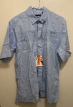 Structure Men’s Dress Shirt Blue Button Up Size M 15 / 15.5  Chest 42” NWT New - £6.87 GBP