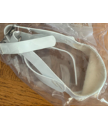 Johnny Macs Football White Adjustable Chinstrap-Brand New-SHIPS N 24 HOURS - $68.96 CAD