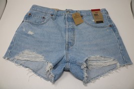 Levi&#39;s® Women&#39;s 501 Original High-Rise Jean Shorts Size 31 NWT - £15.80 GBP