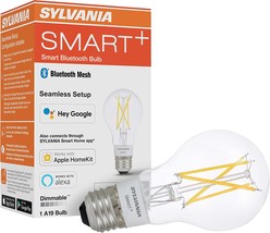 Sylvania Smart+ Bluetooth Clear Filament Soft White A19 Led Bulb,, 1 Pack - $13.99