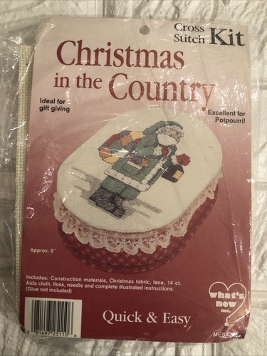 Christmas In The Country Cross Stitch Kit approximately 6&quot; - $13.96