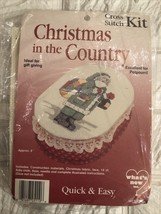 Christmas In The Country Cross Stitch Kit approximately 6&quot; - $18.97 CAD