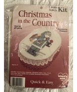 Christmas In The Country Cross Stitch Kit approximately 6&quot; - $19.09 CAD
