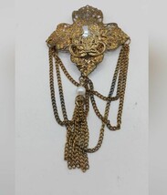 Vintage Chain Bracet, faux pearls, needs cleaning, - $15.00