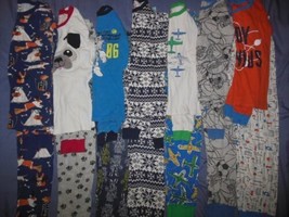 Boys Lot of 7 Pair of Pajamas Sets Size 14 Gymboree&amp;Childrens Place - £19.66 GBP