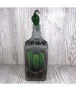 Herradura Jalisco Mexico Hand Painted Cactus Tequila Empty Bottle #4 Pep... - £21.13 GBP