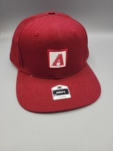 MLB Arizona Diamondbacks Baseball Hat Cap FAN FAVORITE Snapback Red White - $6.48