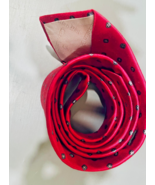 Christian Dior Vintage Red Silk Men&#39;s Tie USA - €26,88 EUR