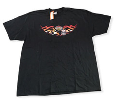 2004 Harley Davidson Flames Arrowhead Peoria, Arizona T-Shirt 2XL - £28.15 GBP