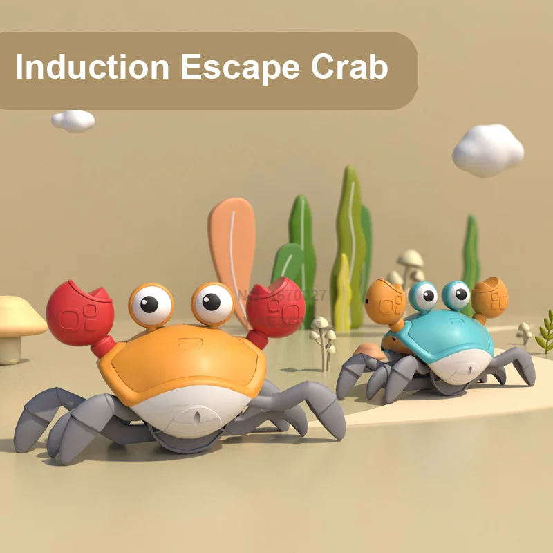 Toys Crab Octopus Crawling for Baby Interactive with Music Toddler Avoid - £18.34 GBP+