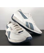 Reebok Classic White/Blue Leather Athletic Shoes Women’s 9 Style 1-62120 - £27.09 GBP