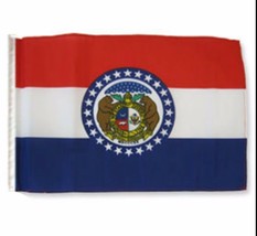 AES Missouri State 12x18 12&quot;x18&quot; Sleeve Garden Flag - £3.10 GBP
