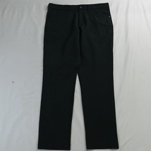 Panama Jack 36 x 32 Black Stretch Tech 5 Pocket Straight Mens Golf Dress Pants - £12.90 GBP