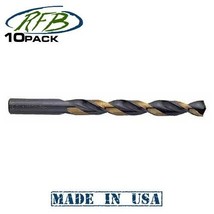 Milwaukee 48-89-1019 Black &amp;Bronze Drill Bit 19/64 10pk - $17.99