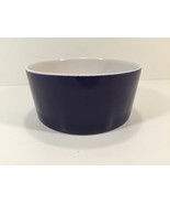 IKEA Blue &amp; White Ceramic Pottery Dog Dish Bowl Made In Portugal - £15.97 GBP