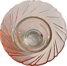 Vintage Vereco Duralex France Rivage Pink Swirl Bowl, berry dessert bowl 5.5&quot; - £9.61 GBP
