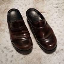 Ariat Dark Brown Leather Sport Mules Slides Style 10006811 Size 7 - $29.45