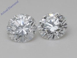 A Pair of Round Natural Mined Loose Diamonds (0.93 Ct D VVS2 Clarity) IGL  - £1,500.25 GBP