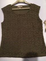 Jones NY Collection Ladies Brand New  Black Blouse Medium - $9.95