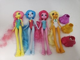 My Little Pony Equestria Girls Lot of 4 Dolls  9&quot;  with 3 skirts - £14.79 GBP