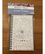 Tiny Crafts Blank Pages Spiral Bound Journal Fine Day to Wander Colorable - $8.00