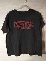 Stranger Things Shirt Adult 2XL Black Red Official Netflix Promo Cotton - $5.56