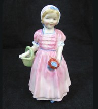 Vintage Royal Doulton Porcelain Girl Figurine Tinkle Bell HN1677 5&quot; Bone China  - £18.51 GBP