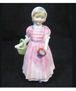 Vintage Royal Doulton Porcelain Girl Figurine Tinkle Bell HN1677 5&quot; Bone... - £18.99 GBP