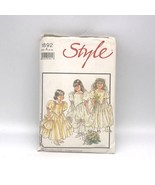 Vintage Sewing PATTERN Style 1892, Childrens 1990 Bridesmaid Dresses, Gi... - £30.13 GBP