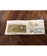 Genuine Freshwater 3mm Pearl Stud Earrings Just beautiful USA Made Quality - £14.22 GBP