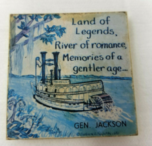Refrigerator Magnet General Jackson Fridge Land of Legends River Romance... - $9.45
