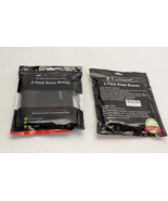 Lot of 2 JLebow Knee Braces Compression Sleeves Black Small For Men &amp; Wo... - $560.91 MXN