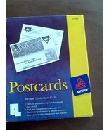 Box of 100 Avery Laser Printer Postcards 4&quot; x 6&quot; #5389 - $375.35 MXN