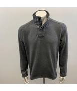 Field &amp; Stream Men&#39;s Pullover Sweater Size Medium Gray Button Mock Neck ... - $148.98 MXN