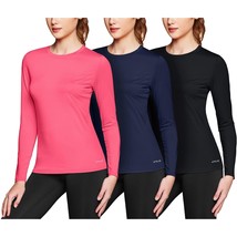 Women&#39;S Upf 50+ Long Sleeve Workout Shirts, Uv Sun Protection Running Shirt, Dry - £54.26 GBP